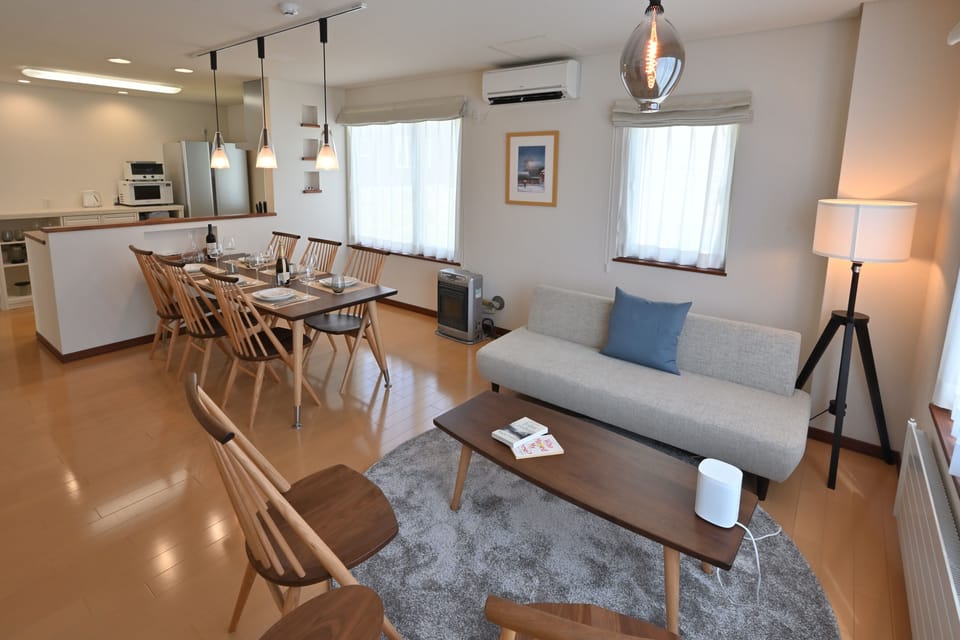 House | Living area | 65-inch Smart TV with digital channels, TV, heated floors