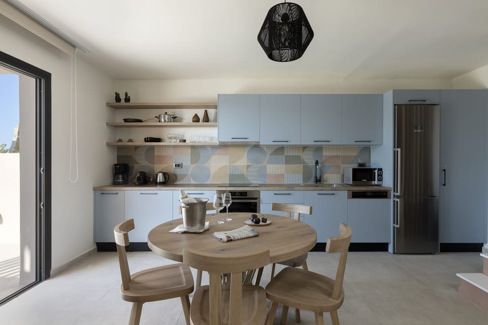 Villa, 2 Bedrooms, Private Pool, Sea View | Private kitchen | Espresso maker, coffee/tea maker, electric kettle