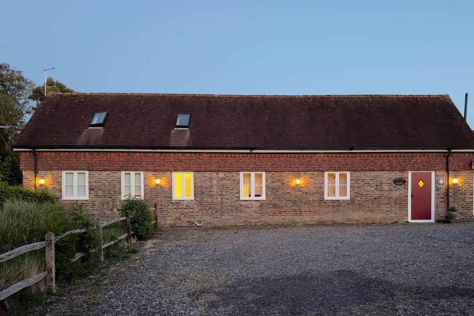 Entrance at dusk