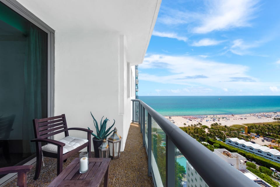 Private Balcony with Ocean View