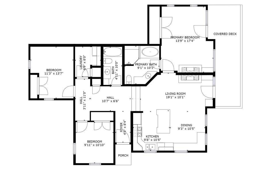 House, 3 Bedrooms | Floor plan