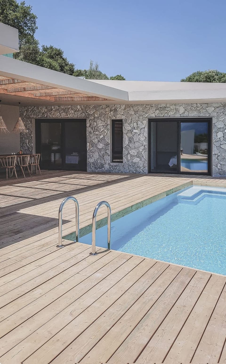 Outdoor swimming area