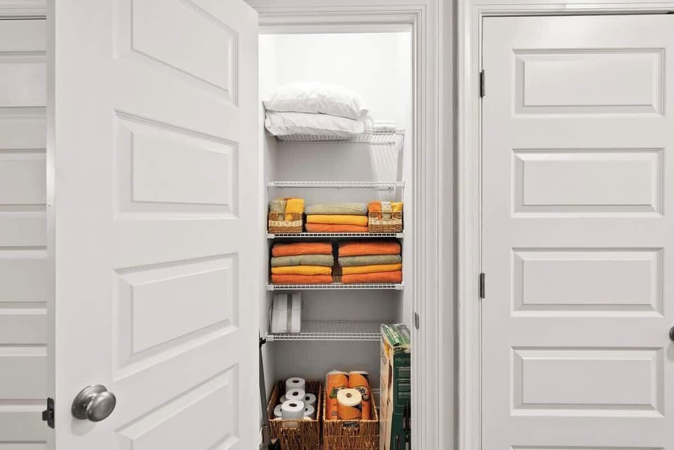 EXTRAS! We want you to have all the comforts of home. We provide extra pillows, linens, towels and paper products