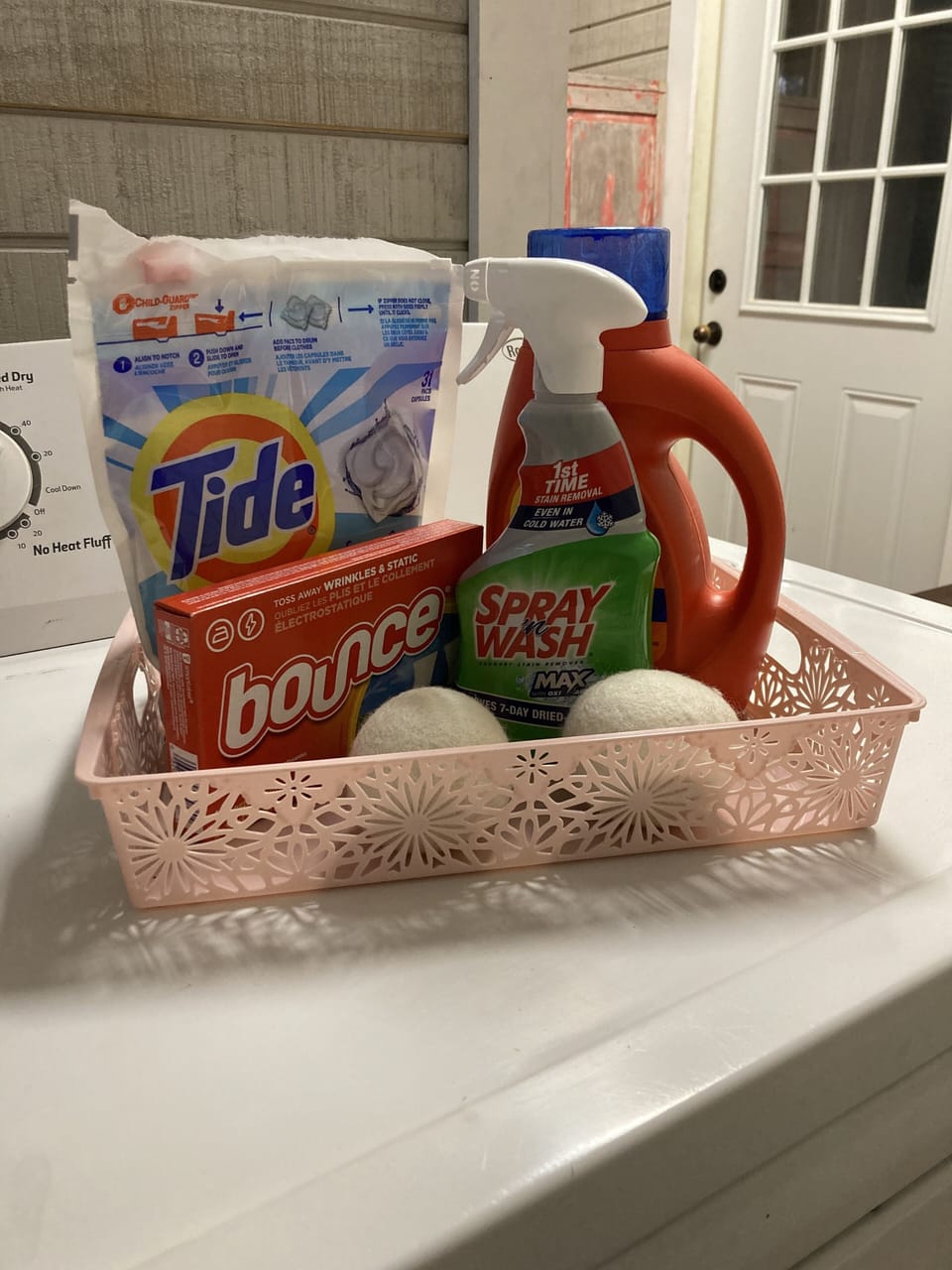 Laundry amenities  after a long day playing outside!