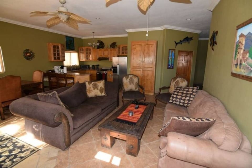 Los Sahuaros San Felipe Baja rental home - living room