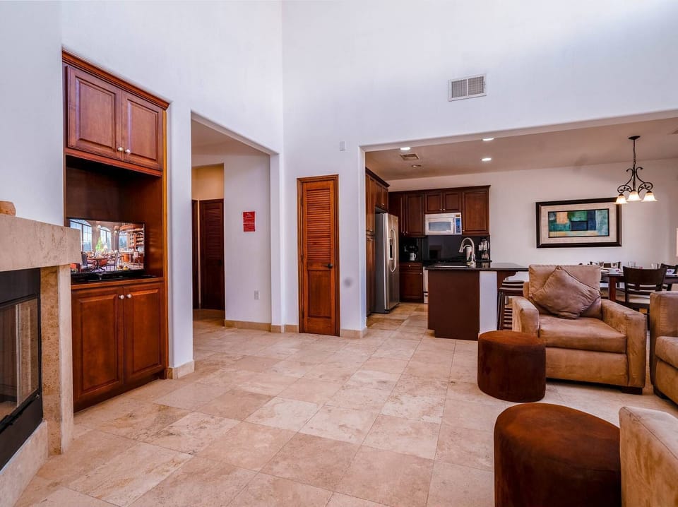 Condo 571 in El Dorado Ranch, San Felipe rental property - living room to kitchen