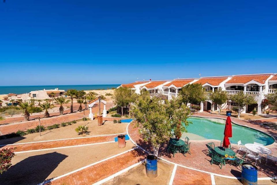 La Hacienda  vacation rental Condo 4 San Felipe Baja - aerial view condominium complex