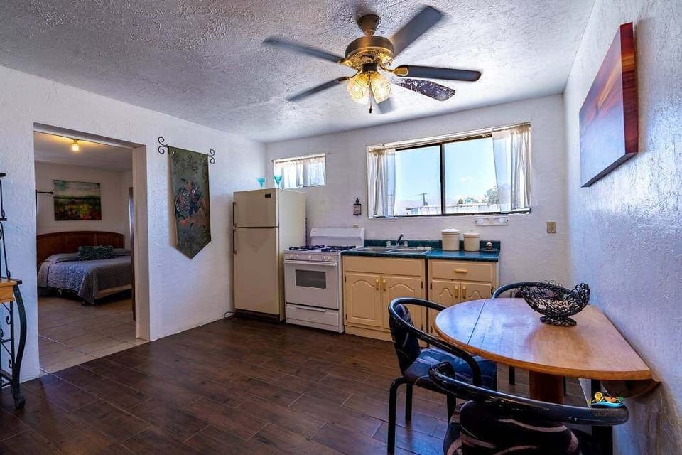 Convenient second kitchen on the upper level of Casa Oasis in downtown San Felipe Baja California — perfect for group flexibility.