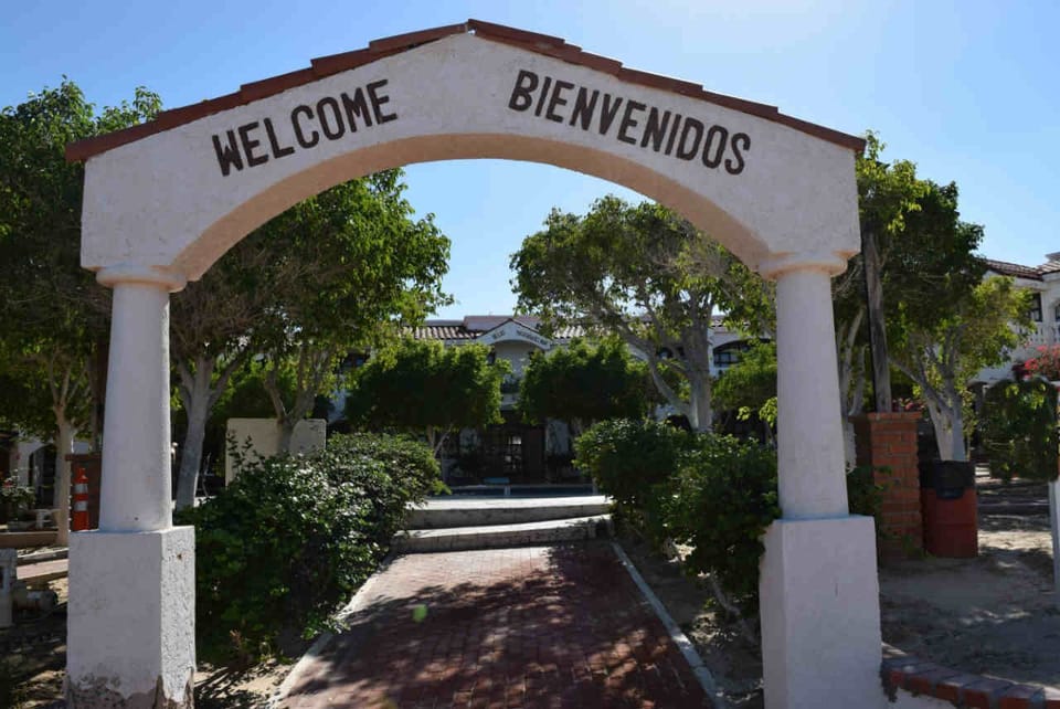 The welcoming entrance to the complex offers a secure and inviting arrival, setting the tone for a relaxing and high-quality stay in San Felipe.