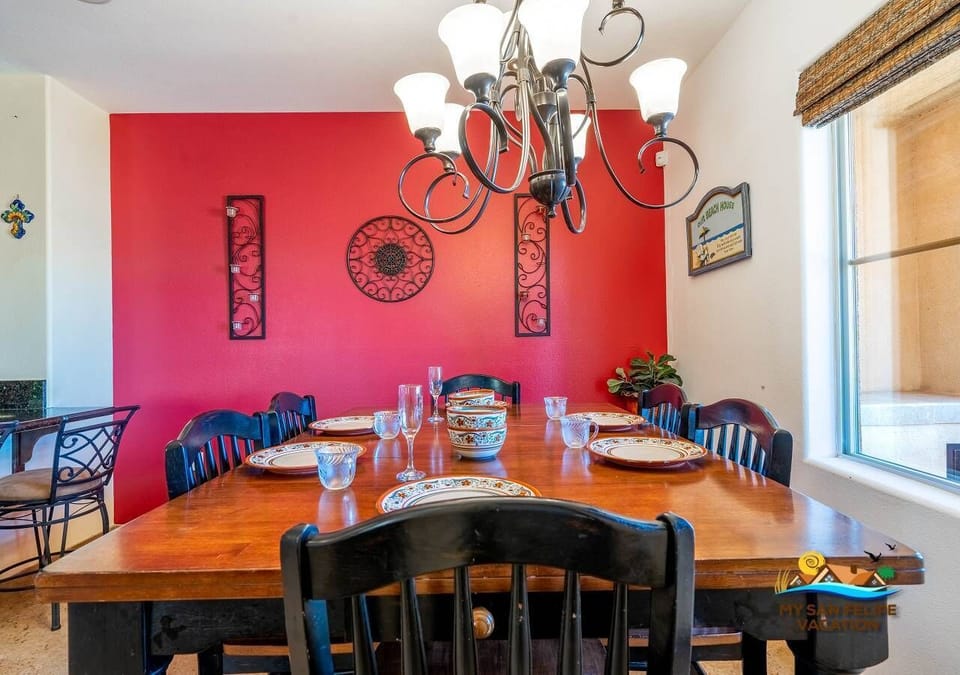 La ventana del mar San Felipe beachfront Condo 75-4 - dinner table side