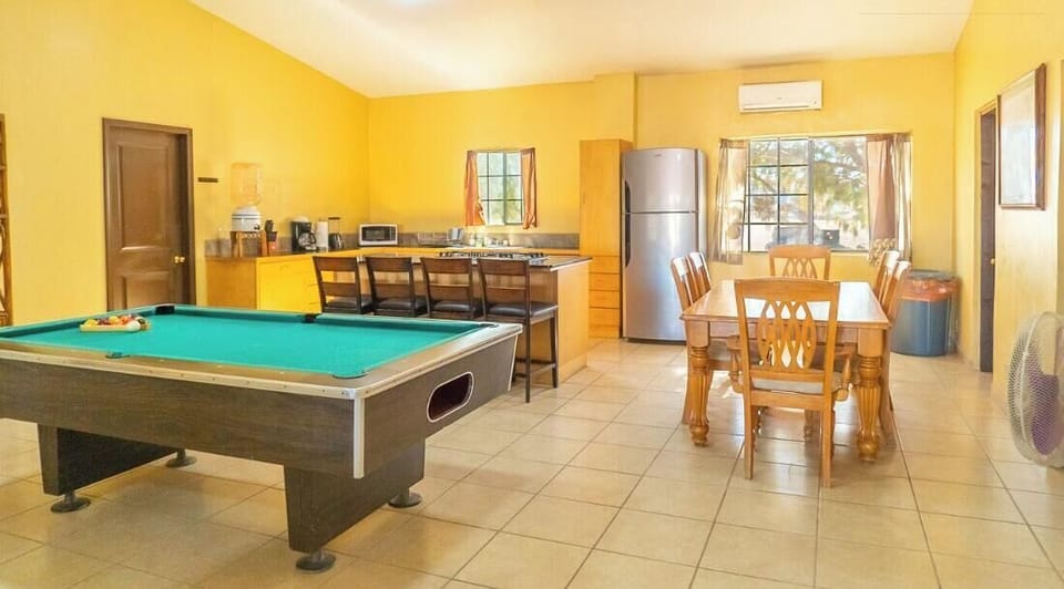 No need to split up for meals. This Casa Aqua Vista rental in Rancho Percebu, San Felipe Baja California Mexico features two separate dining tables — perfect for large families or friends traveling together.