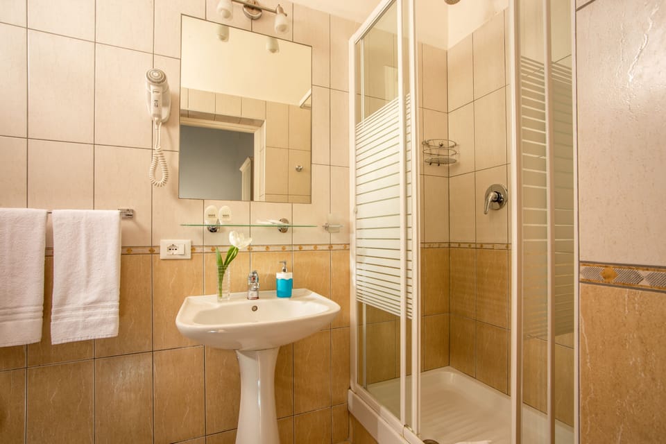 Double Room Single Use | Bathroom | Shower, free toiletries, hair dryer, bidet