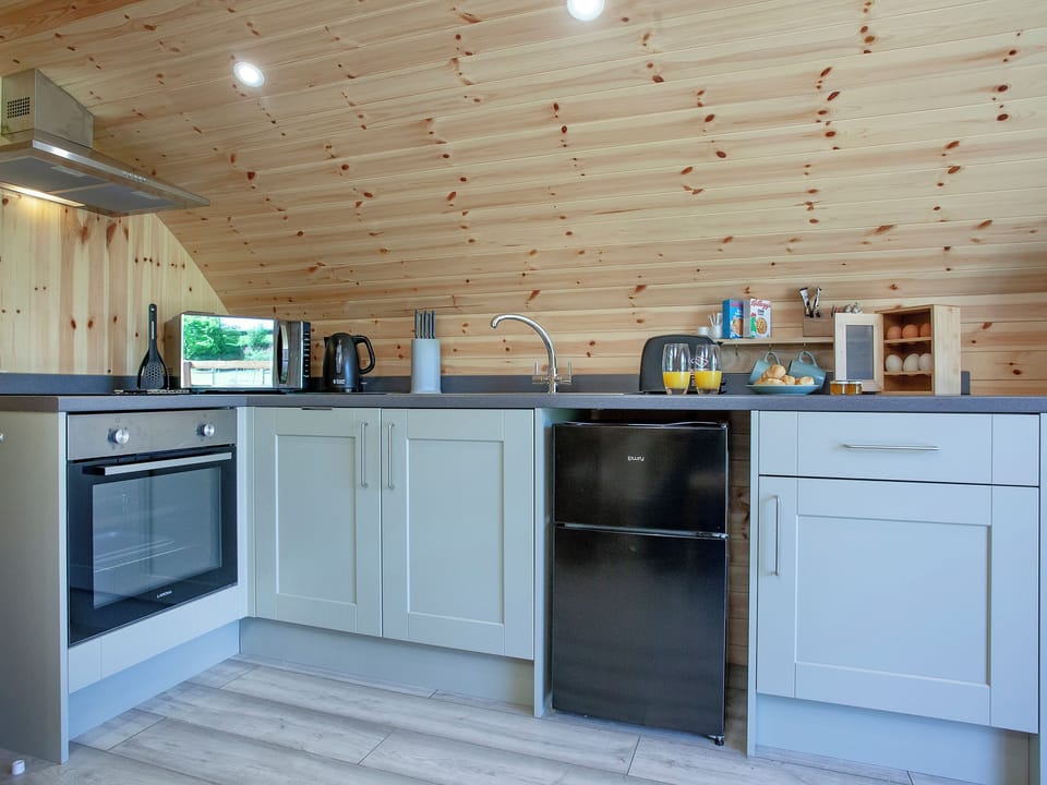 Kitchen area | Glamping Pod 2 - The Smithy, Newton Abbot