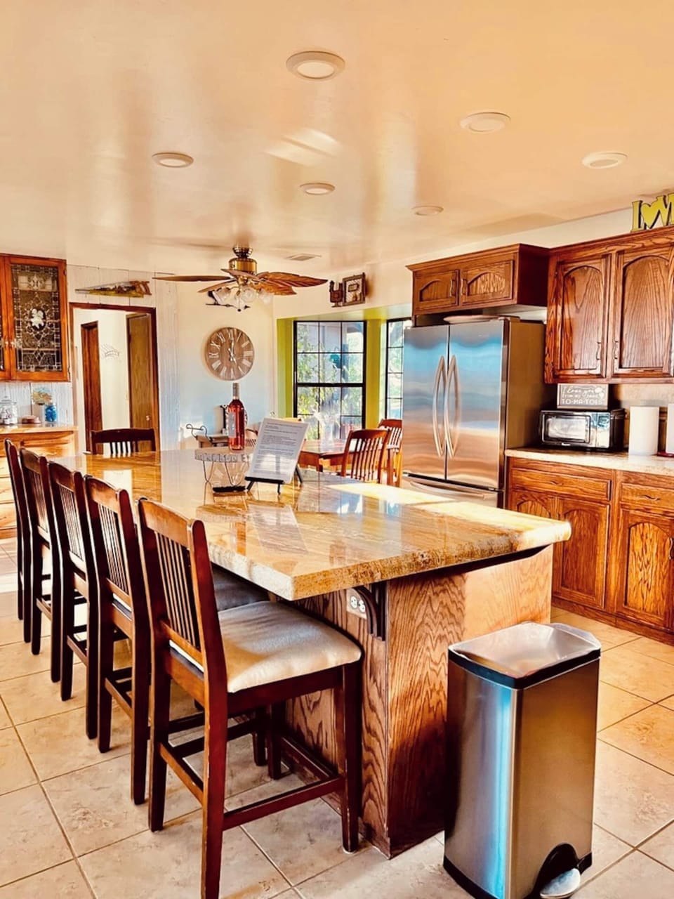 Chefs Kitchen with stainless steel appliances