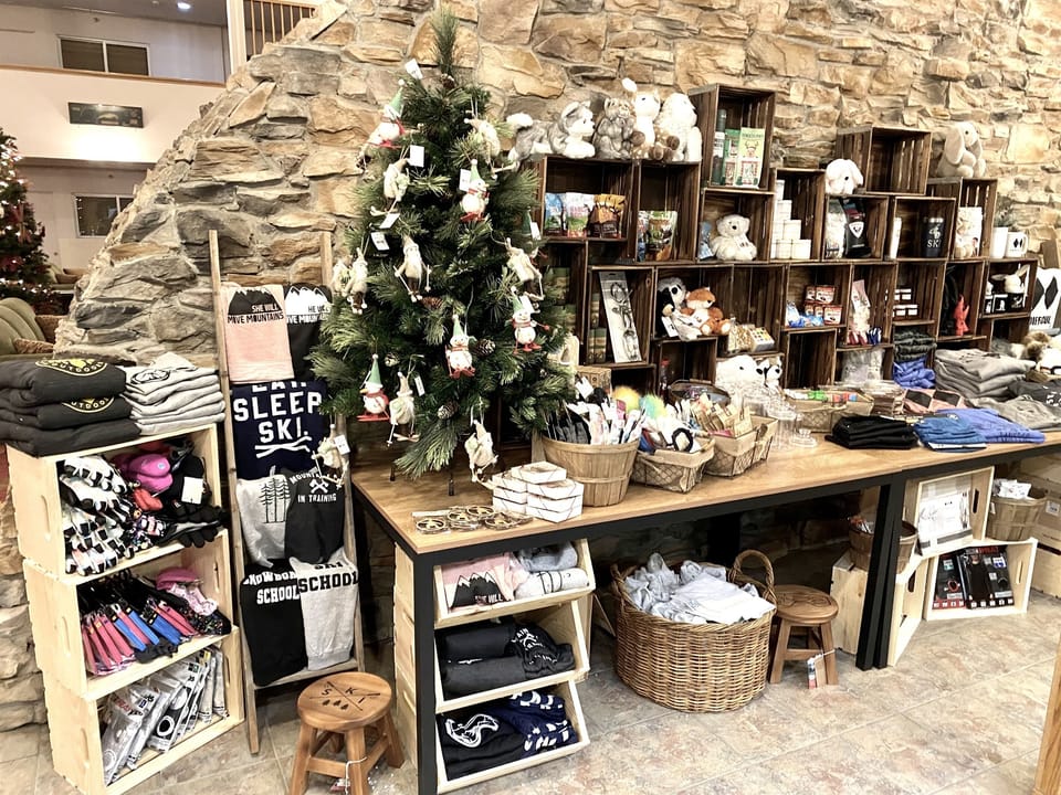 Mountain Lodge has a small general store with souvenirs, sundries, and supplies like gloves, hand warmers, toiletries, etc.