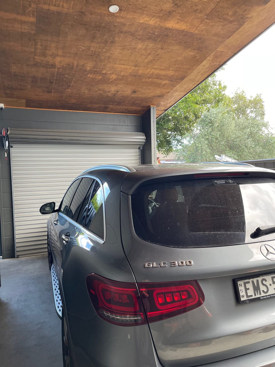 secure parking with electronic gate 