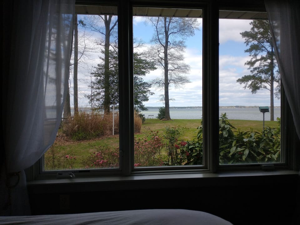 Bay view from the Master Bedroom