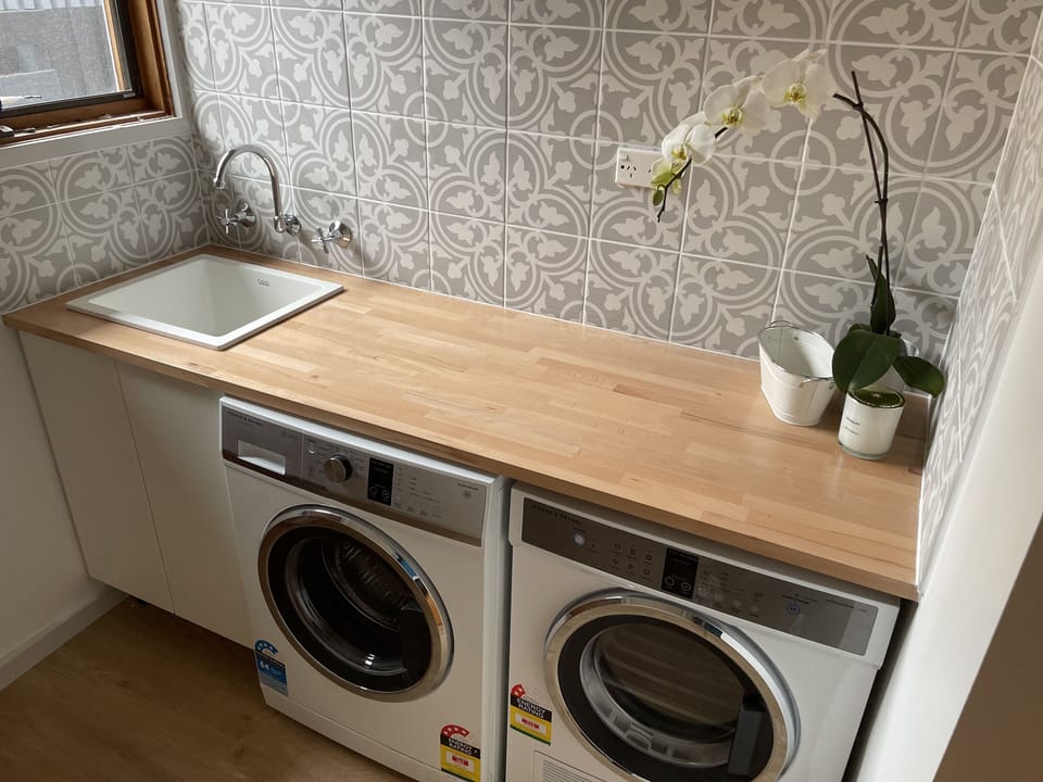 Washing machine and dryer available for use during your stay