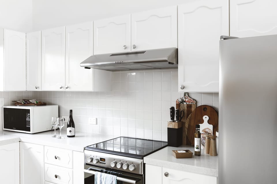 Everything you need for cooking, just like you are at home. 
