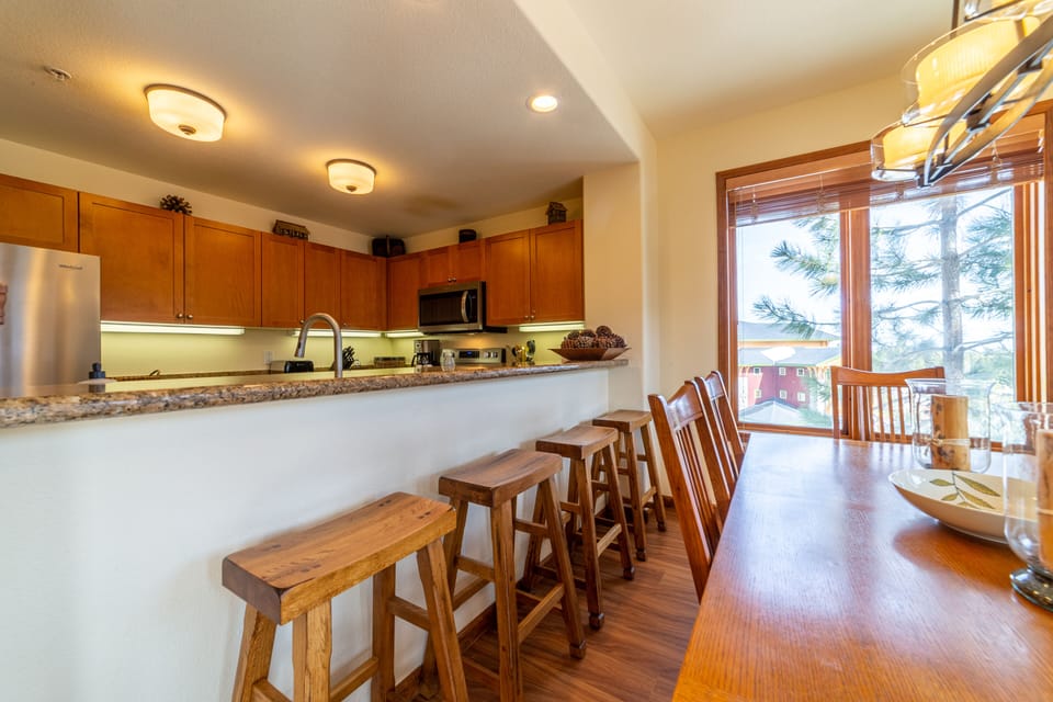 Bar seating for 4.