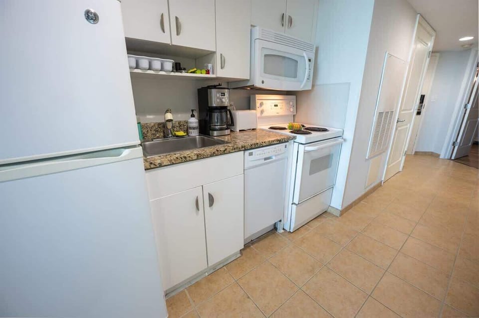 Kitchen Area with Full Sized Appliances