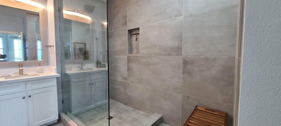 Primary bath shower.