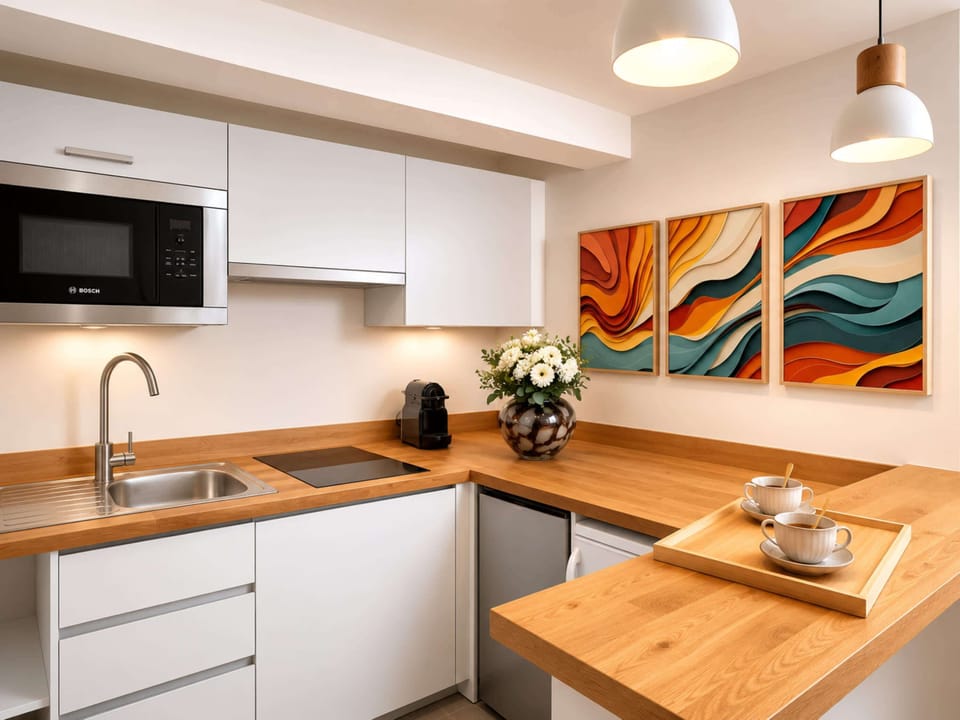 Enjoy the convenience of a well equipped kitchen
