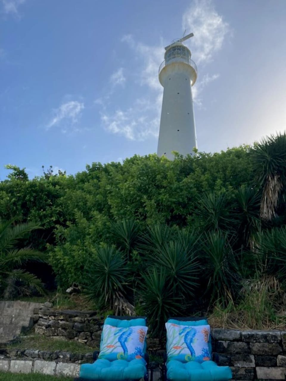 Private Garden Setting Overlooked by Gibb's Hill Lighthouse