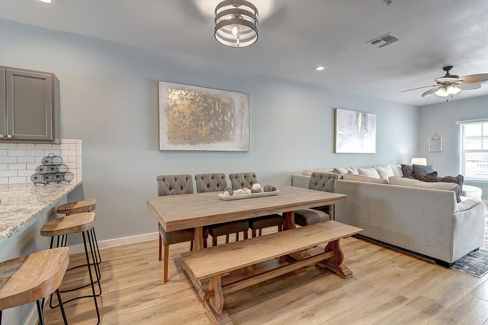 Indoor - Share meals and laughter in the stylish dining area, enhanced by the coastal ambiance.