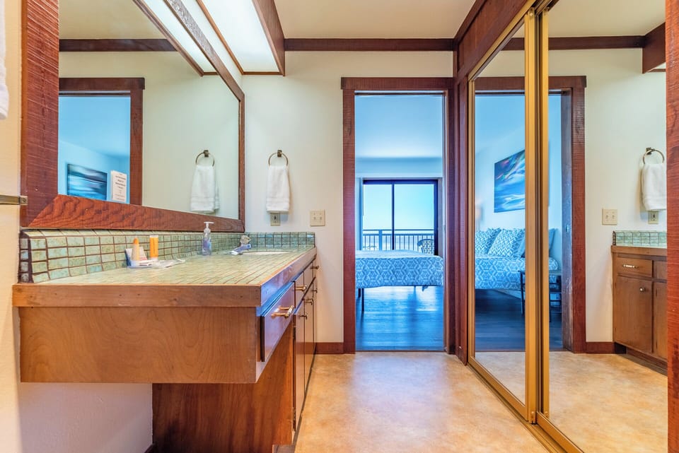 There's also a closet for your essentials