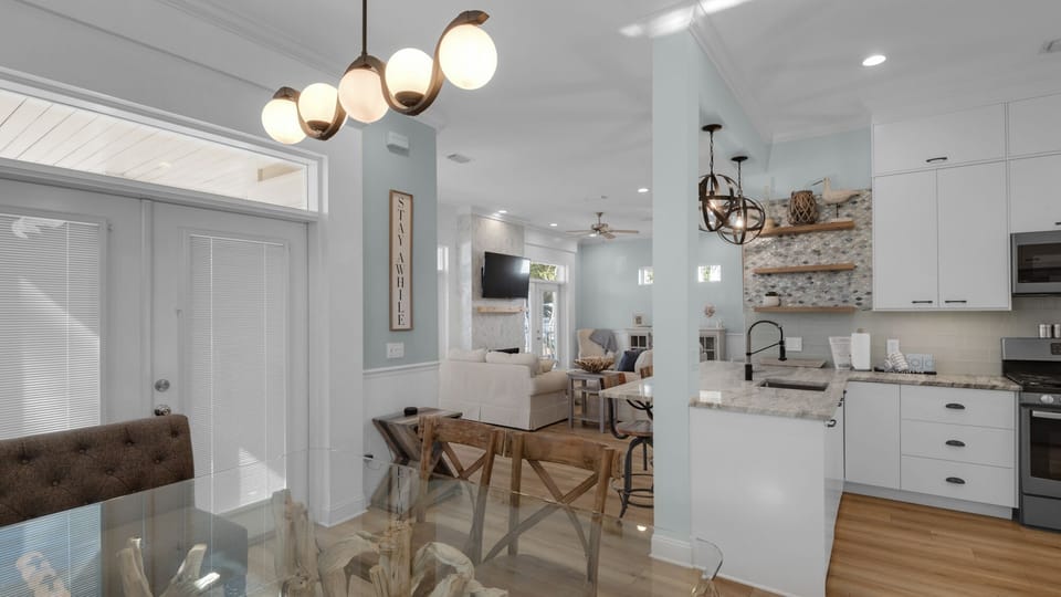 Making Memories Dining into Living Area