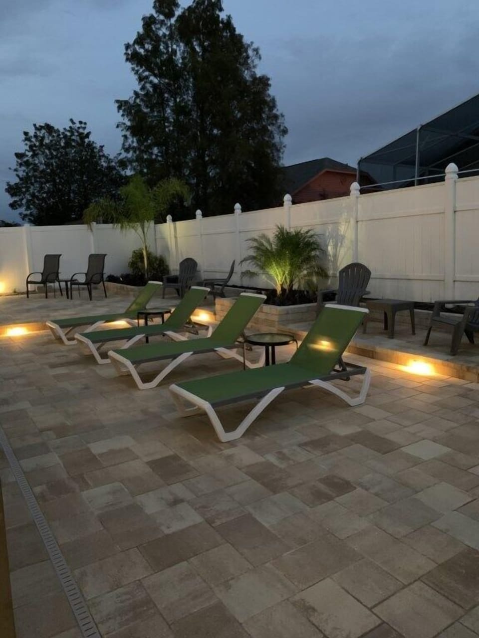 Patio at Night