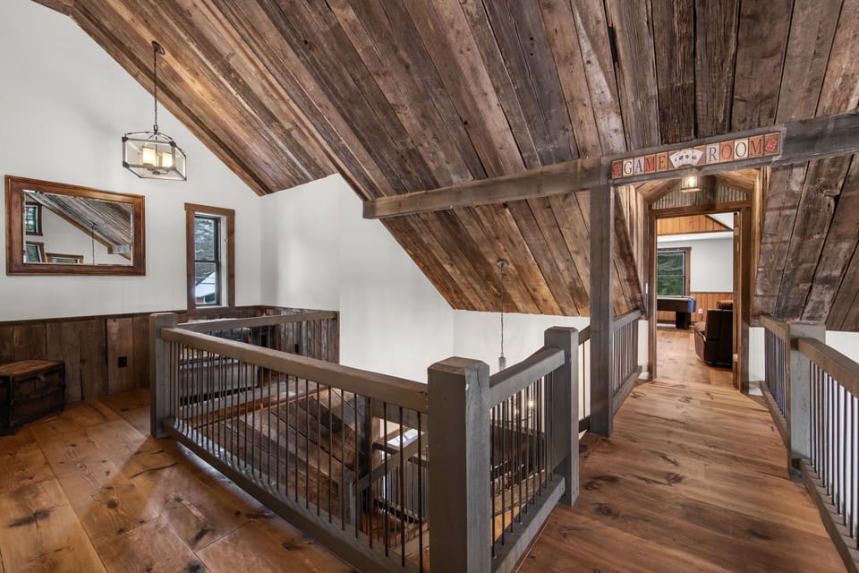 Catwalk to bonus room