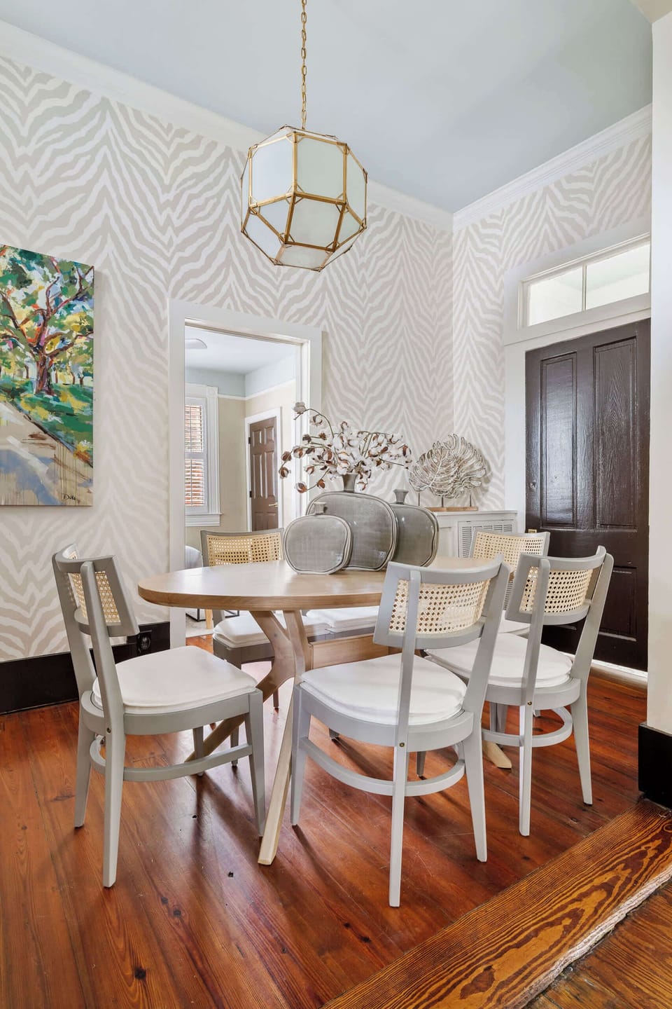 Dining seating off the kitchen 