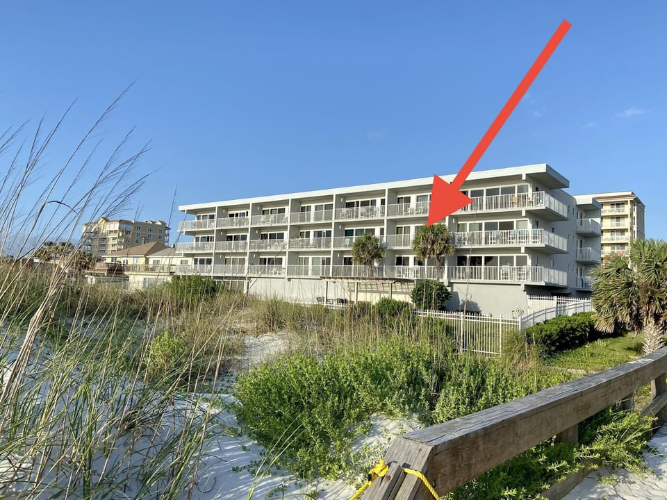 The third floor has the best views - and your own palm tree!