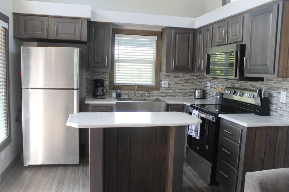 Family Cottage, Ensuite (Norwegian wood) | Private kitchen