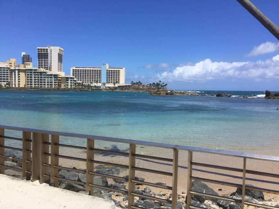This beach is accross the street from our building