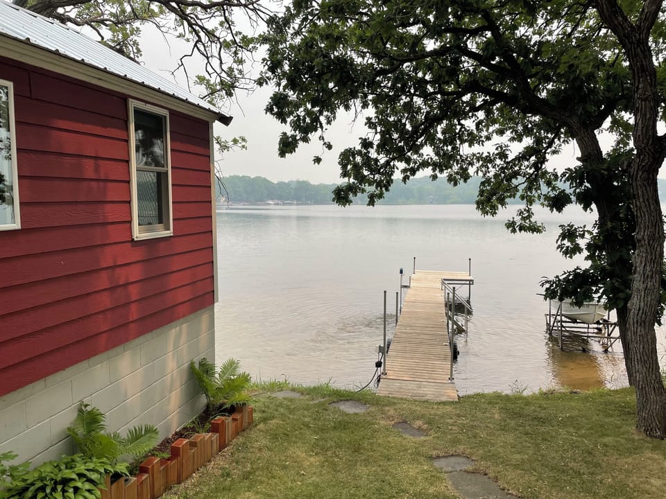 Dock - stairs into water on right side