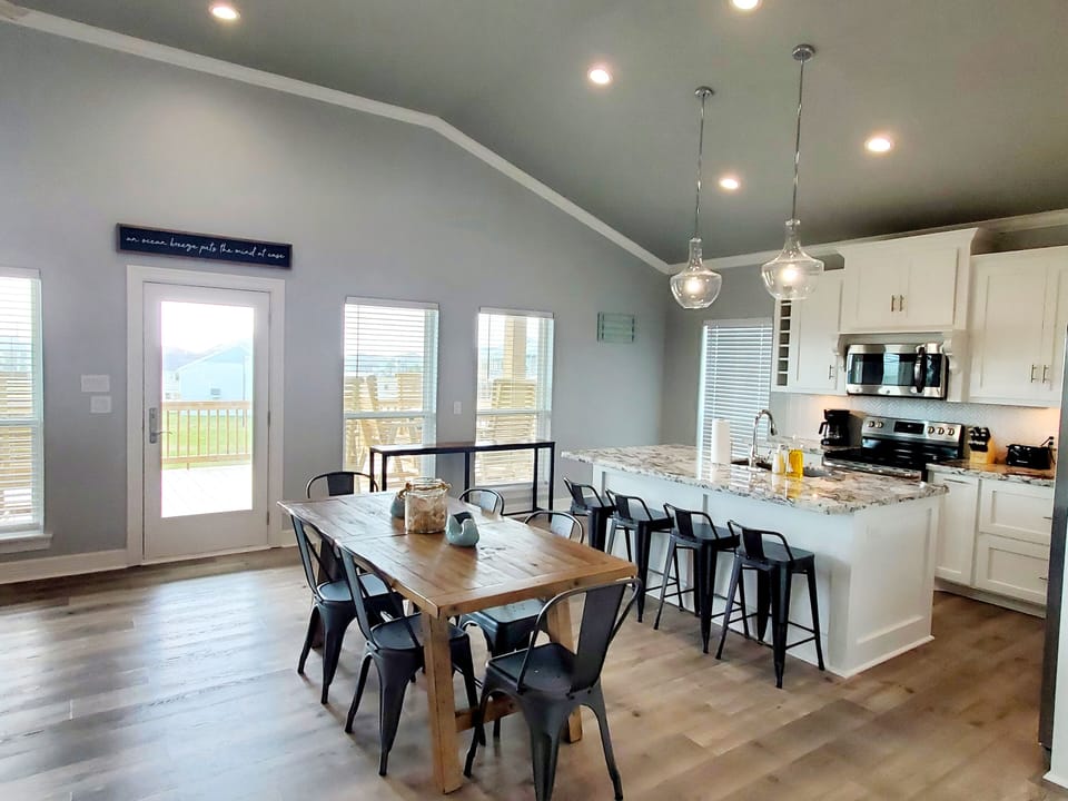Dinning and kitchen area
