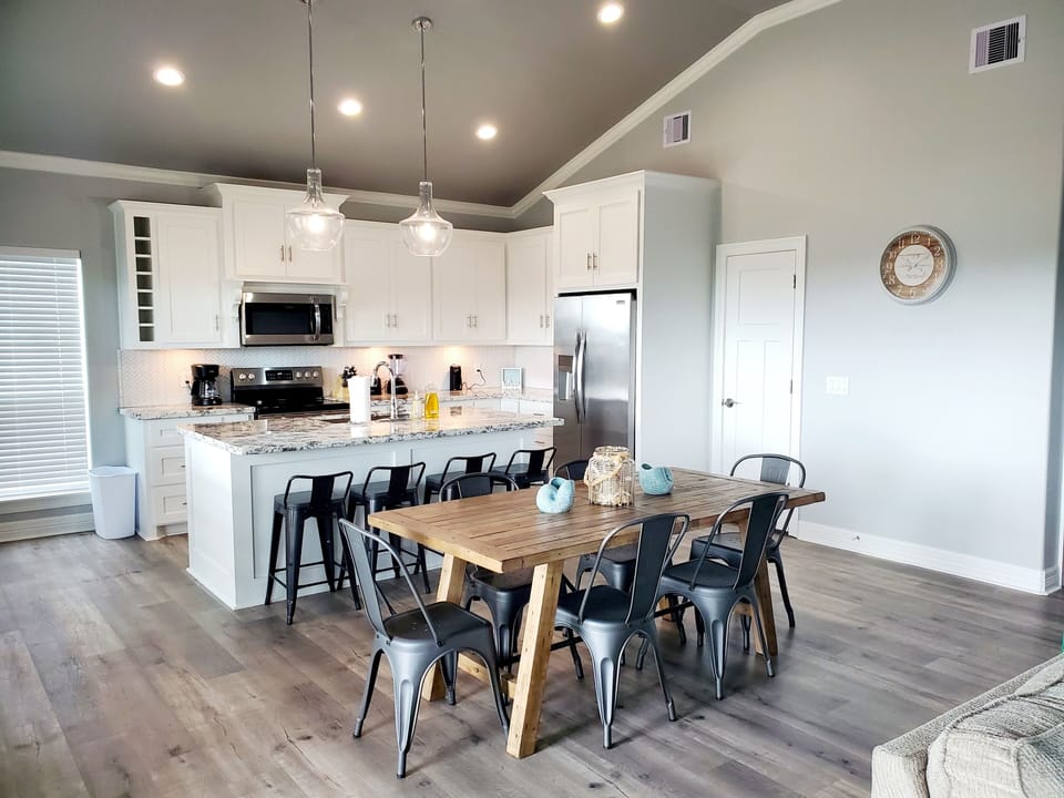 Dining and kitchen area 