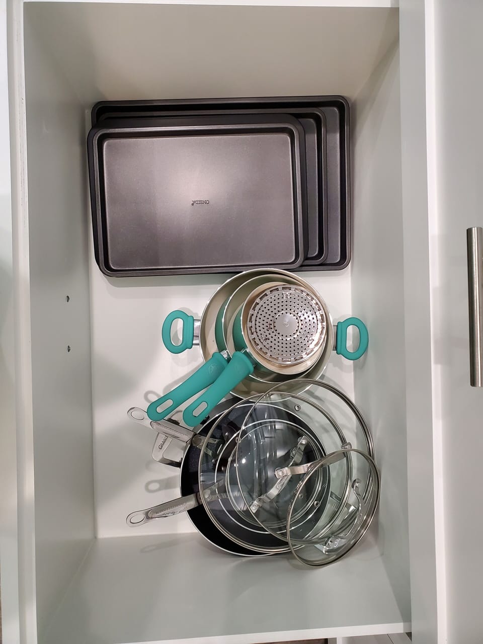 Fully stocked kitchen 