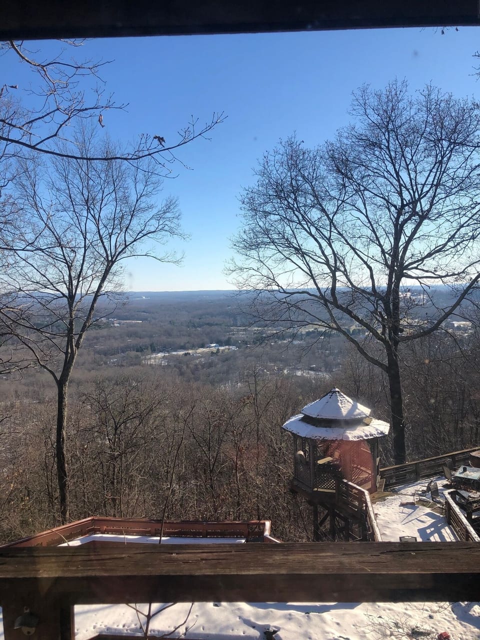 view from cabin.