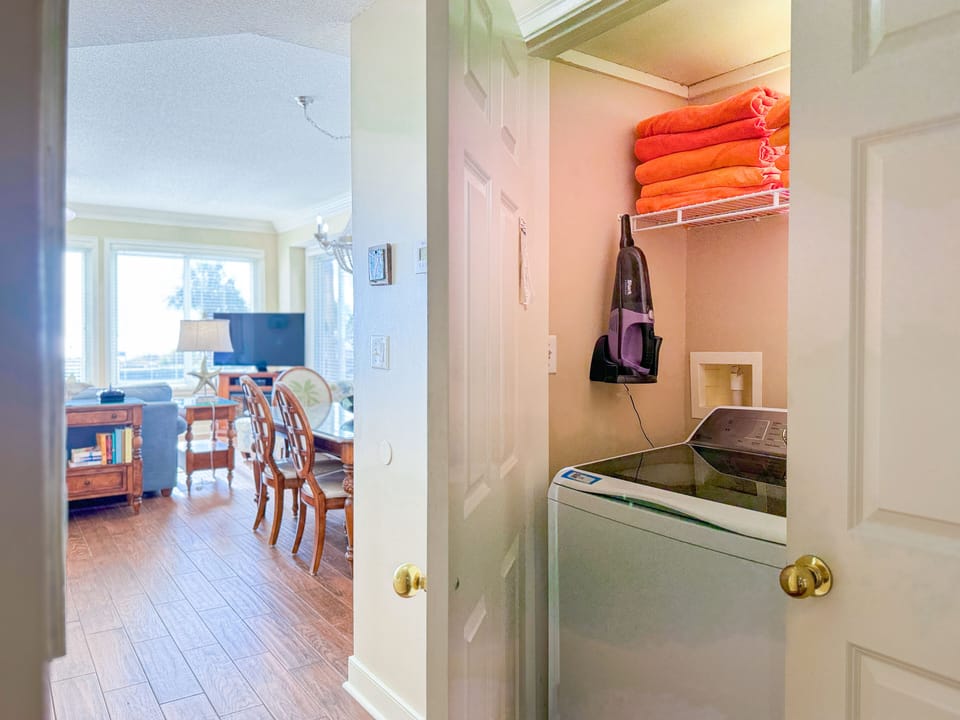 Entry Hall with Laundry Closet