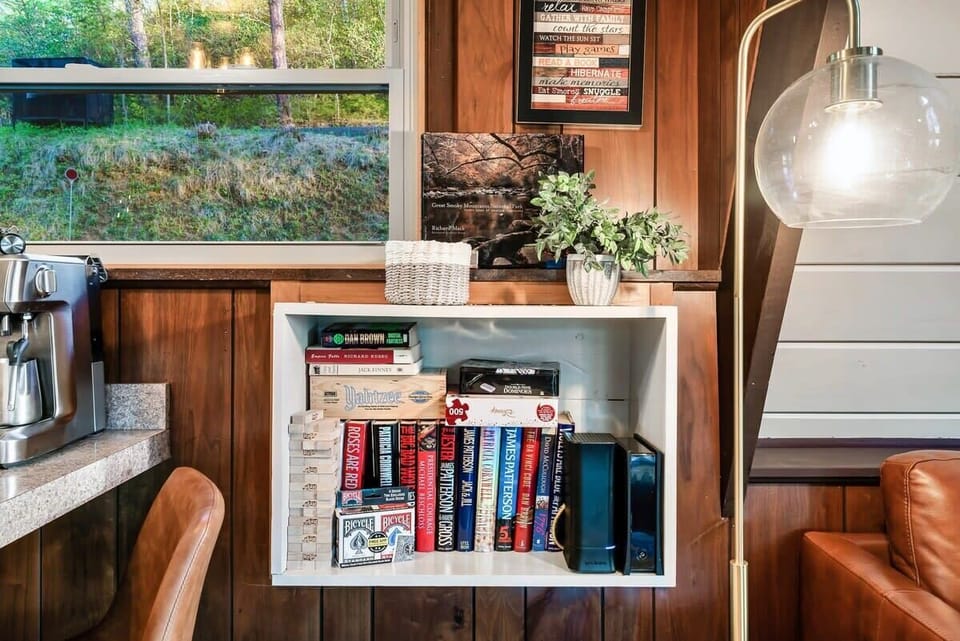 Take a break and enjoy your stay taking a book or a board game to enjoy with your family and loved ones