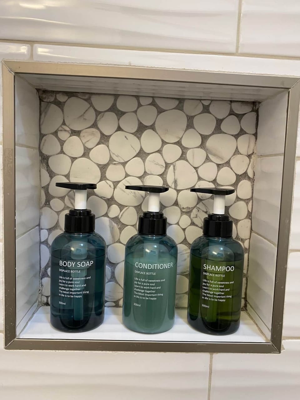 Shower products for use