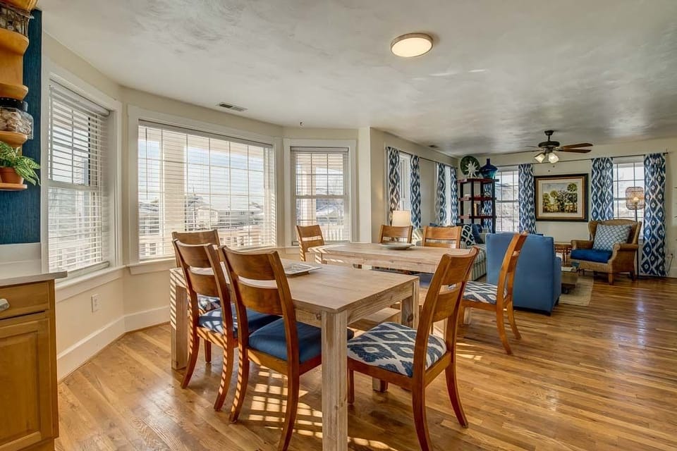 Mid-Level Dining Tables (seats 6 each)