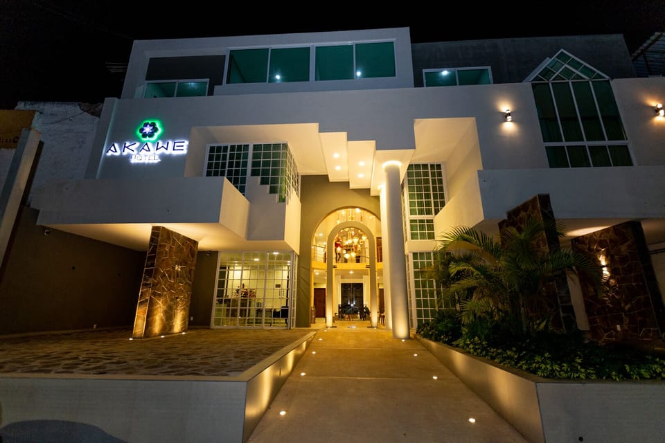 Front of property - evening/night