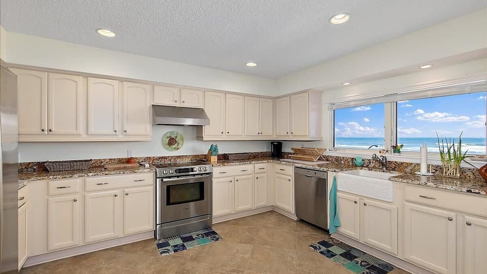Fully stocked kitchen