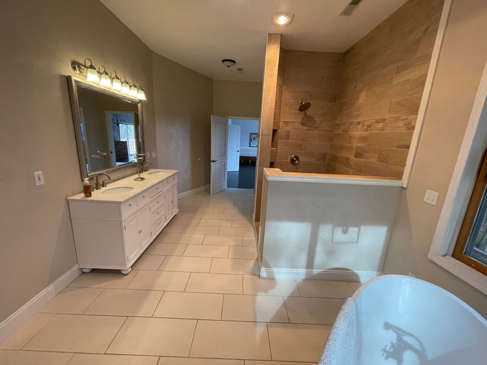 Master bathroom