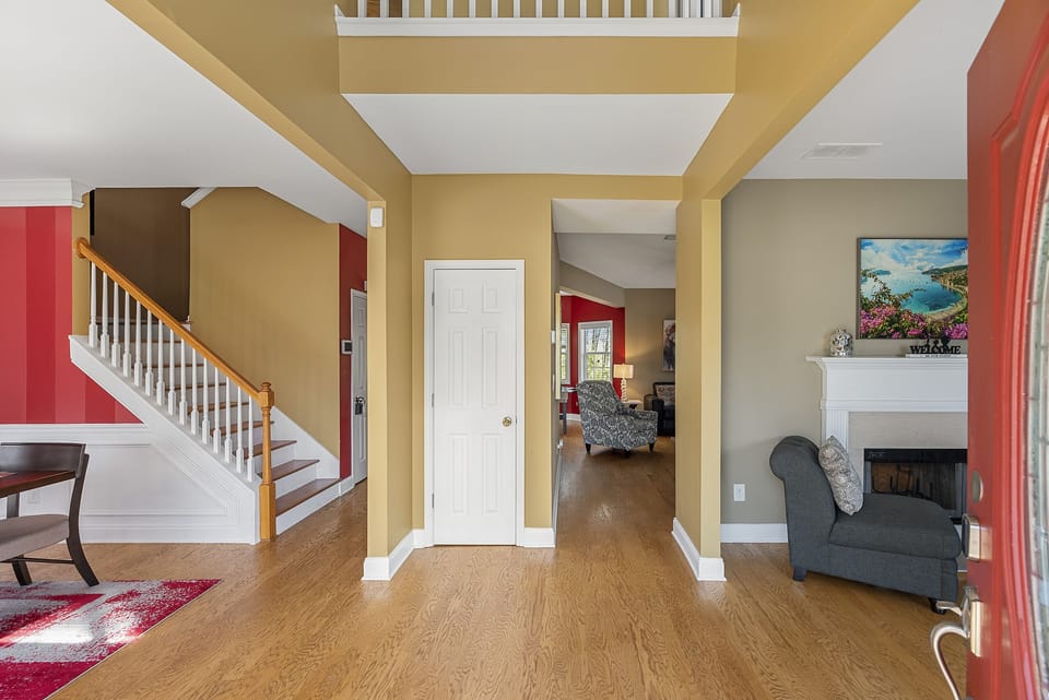 Open concept layout